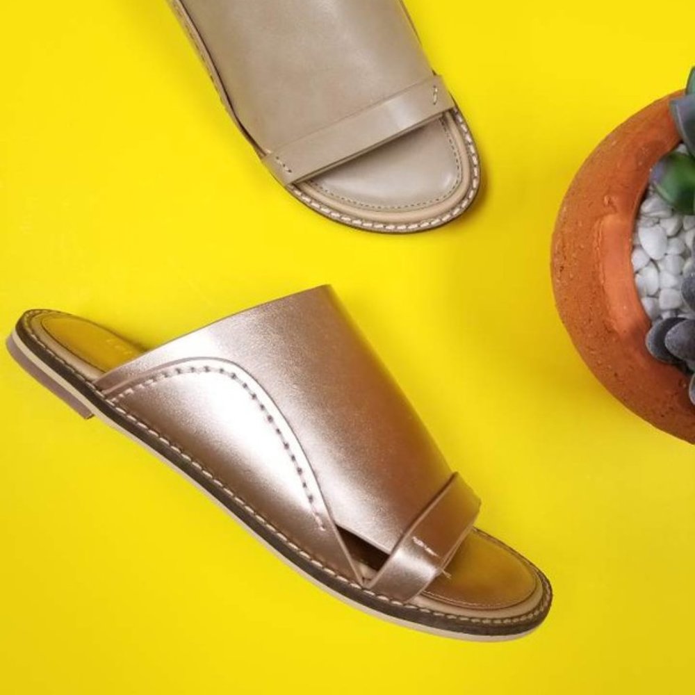 ROSE GOLD SLIPPERS